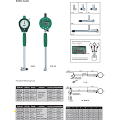 INSIZE Measuring Equipment Insize Digital Bore Gauge 1.4-2.4" Range Series 2123-24A