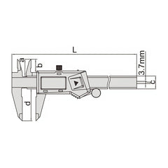 INSIZE Measuring Equipment Insize Digital Caliper 0-200mm Range Series 1109-200