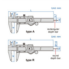 INSIZE Measuring Equipment Insize Digital Caliper 0-300mm / 0-12" Range Series 1103-300