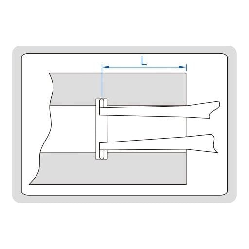 INSIZE Measuring Equipment Insize Digital Internal Caliper Gauge 35-55mm/1.4-2.2" Range Series 2151-55