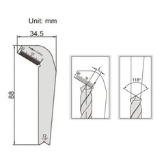 INSIZE Measuring Equipment Insize Drill Point Gauge Series 4843-1