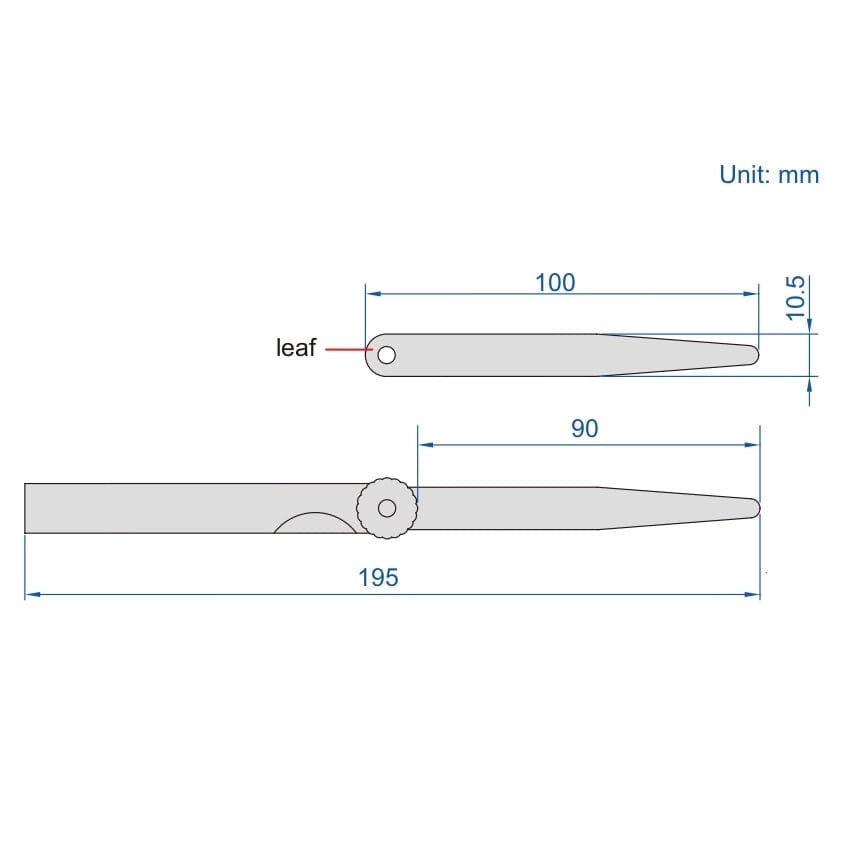 INSIZE Measuring Equipment Insize Feeler Gauge 20pc Set 0.05-1mm Range Series 4602-20