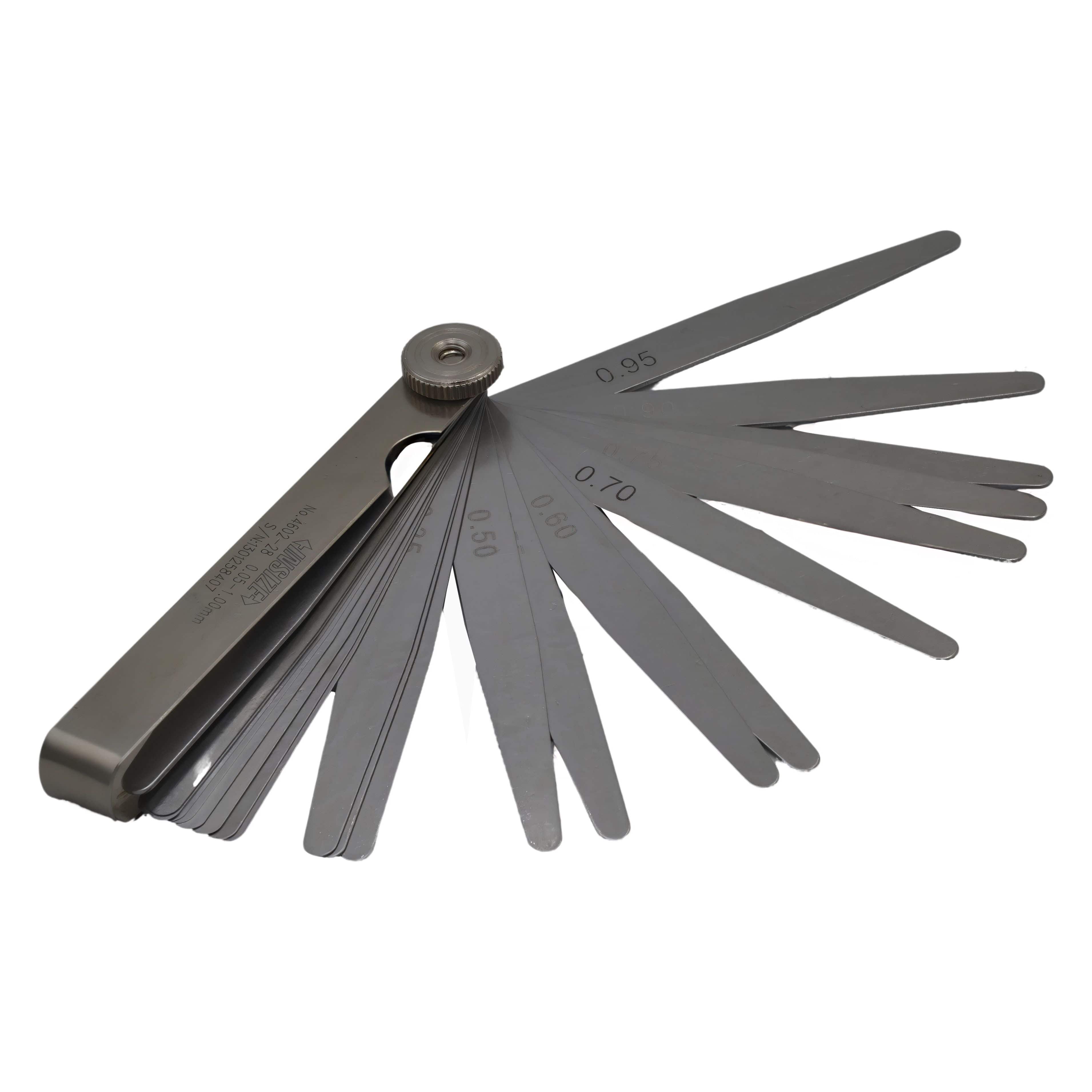 INSIZE Measuring Equipment Insize Feeler Gauge Set 0.05-1mm Range Series 4602-28