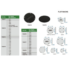 INSIZE Measuring Equipment Insize Flat Back for Dial & Digital Indicators 53mm Diameter Series 7330-F5