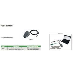 INSIZE MEASURING EQUIPMENT Insize Foot Switch for Data Output Cables Series 7304-2
