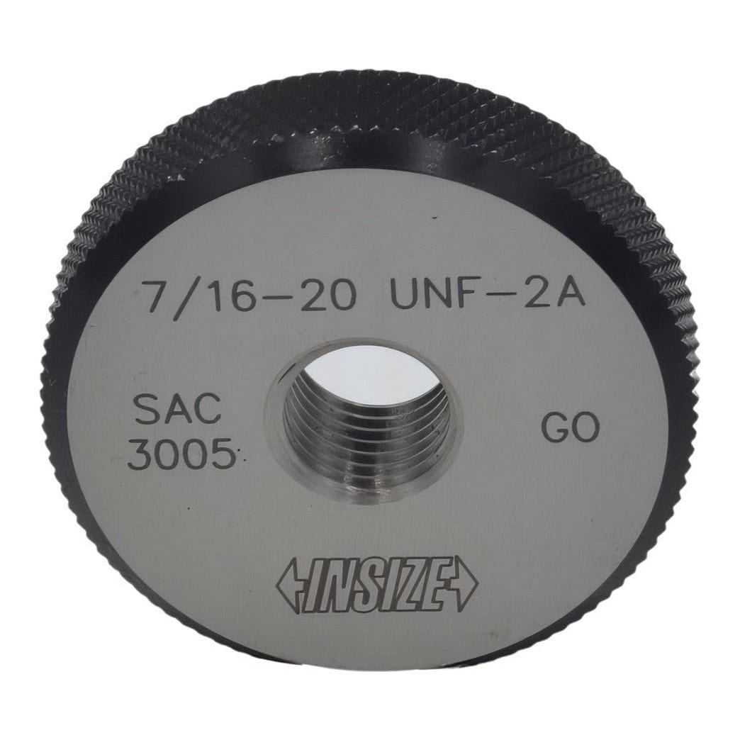 INSIZE Measuring Equipment Insize GO Thread Ring Gauge 7/16"-20 UNF Series - 4633-7D2