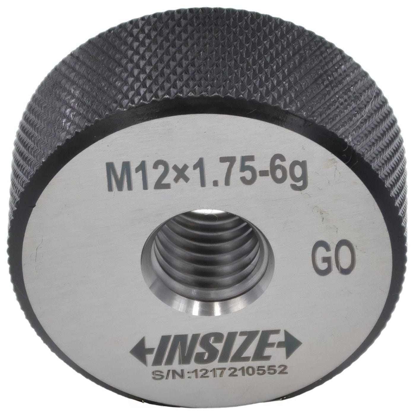 INSIZE Measuring Equipment Insize GO Thread Ring Gauge M12X1.75 Series 4120-12