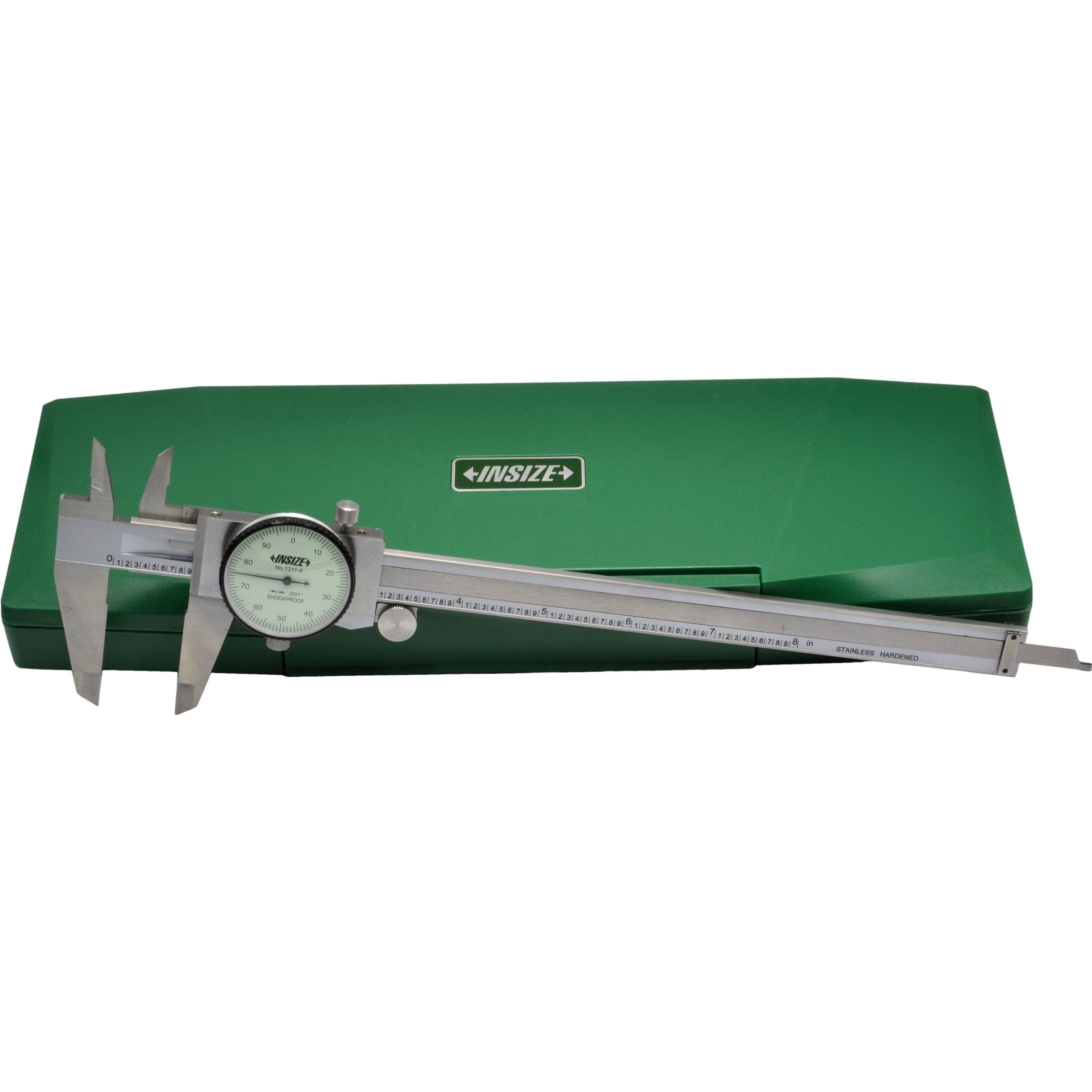 INSIZE Measuring Equipment INSIZE Imperial Dial Caliper  0-8" Range Series 1311-8