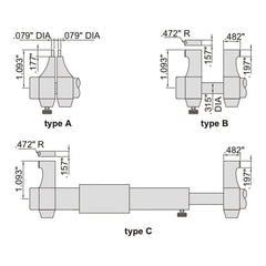INSIZE Measuring Equipment Insize Imperial Inside Micrometer 2-3" Range Series 3220-3