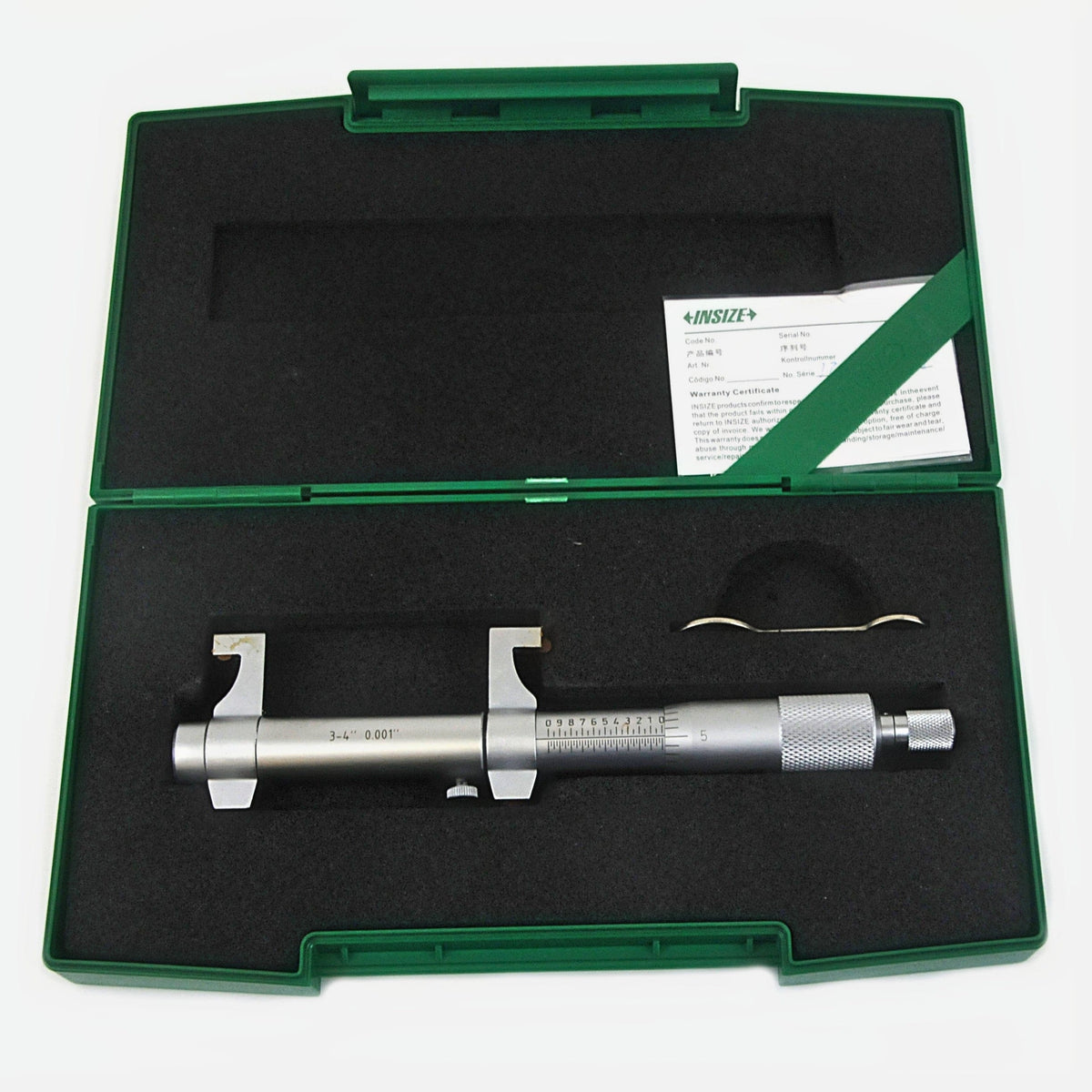 INSIZE Measuring Equipment Insize Imperial Inside Micrometer 3-4" Range Series 3220-4