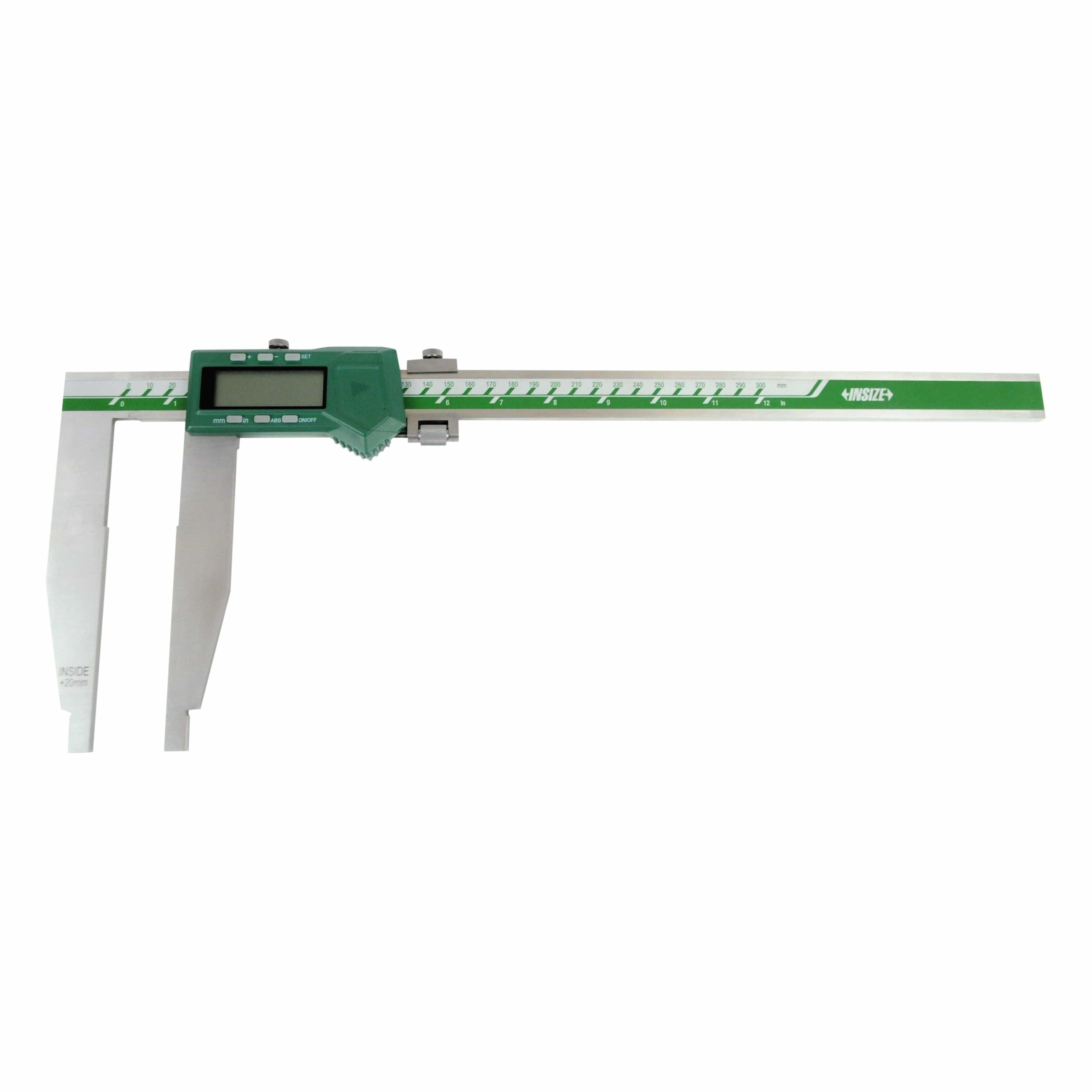 INSIZE Measuring Equipment Insize Long Jaw Digital Caliper  0-300mm / 0-12" Range Series 1106-302