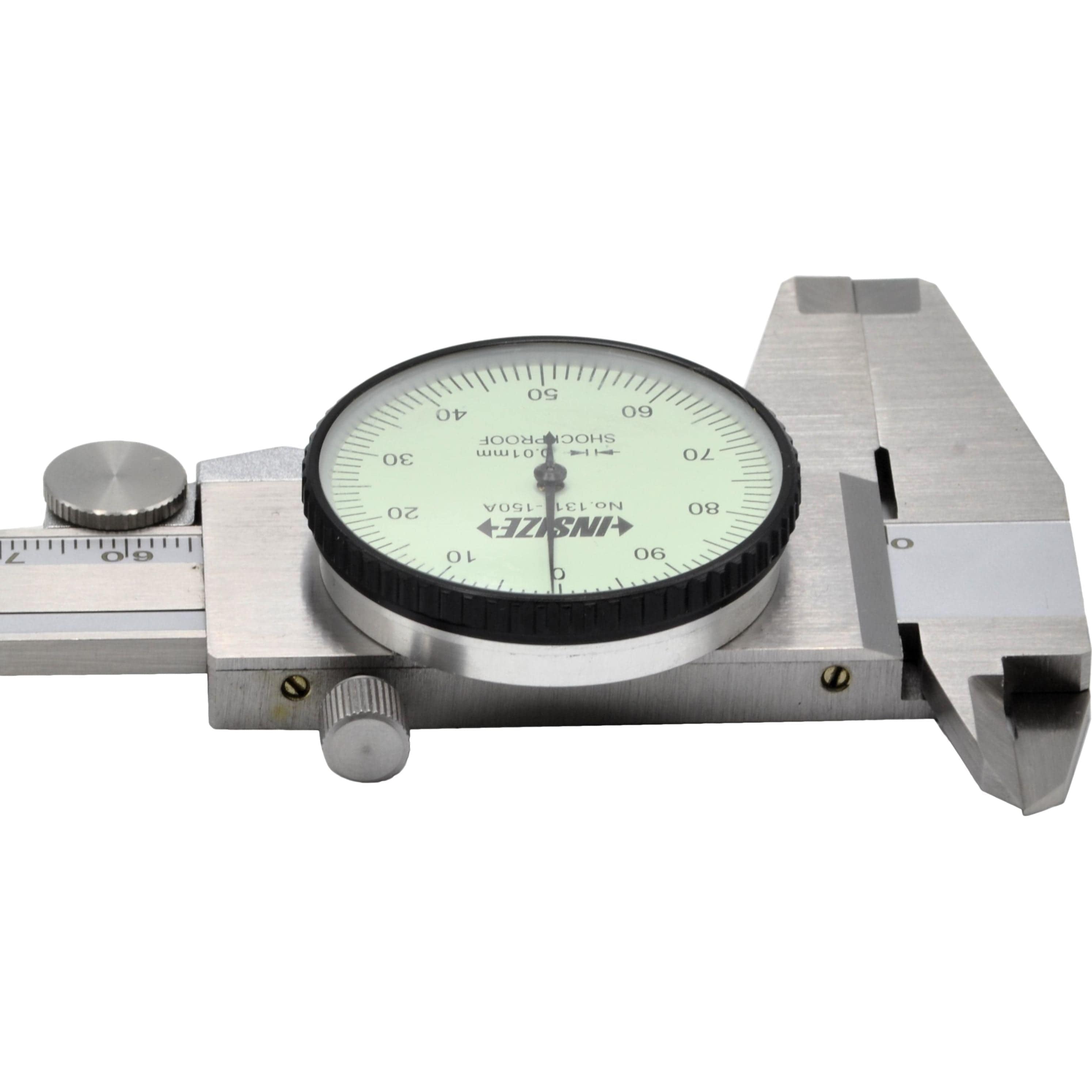INSIZE Measuring Equipment INSIZE Metric Dial Caliper  0-150mm Range Series 1311-150A