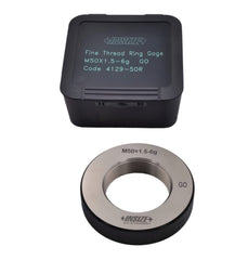 INSIZE MEASURING EQUIPMENT Insize Metric Fine Thread Ring Gauge GO M50 x 1.5 Class 6g Series 4129-50R