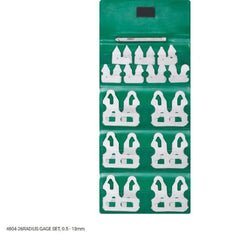 INSIZE MEASURING EQUIPMENT Insize Radius Gauge Set 0.5–13 mm Range Series 4804-26