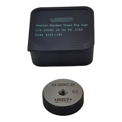 INSIZE Measuring Equipment Insize Thread GO Ring Gauge 1/4"-20 UNC Series 4121-1B1