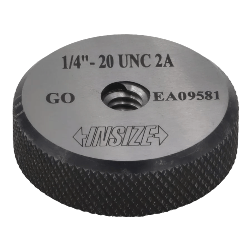 INSIZE Measuring Equipment Insize Thread Ring Gage 1/4-28UNF NOGO Class 2A Series 4633-1B2N