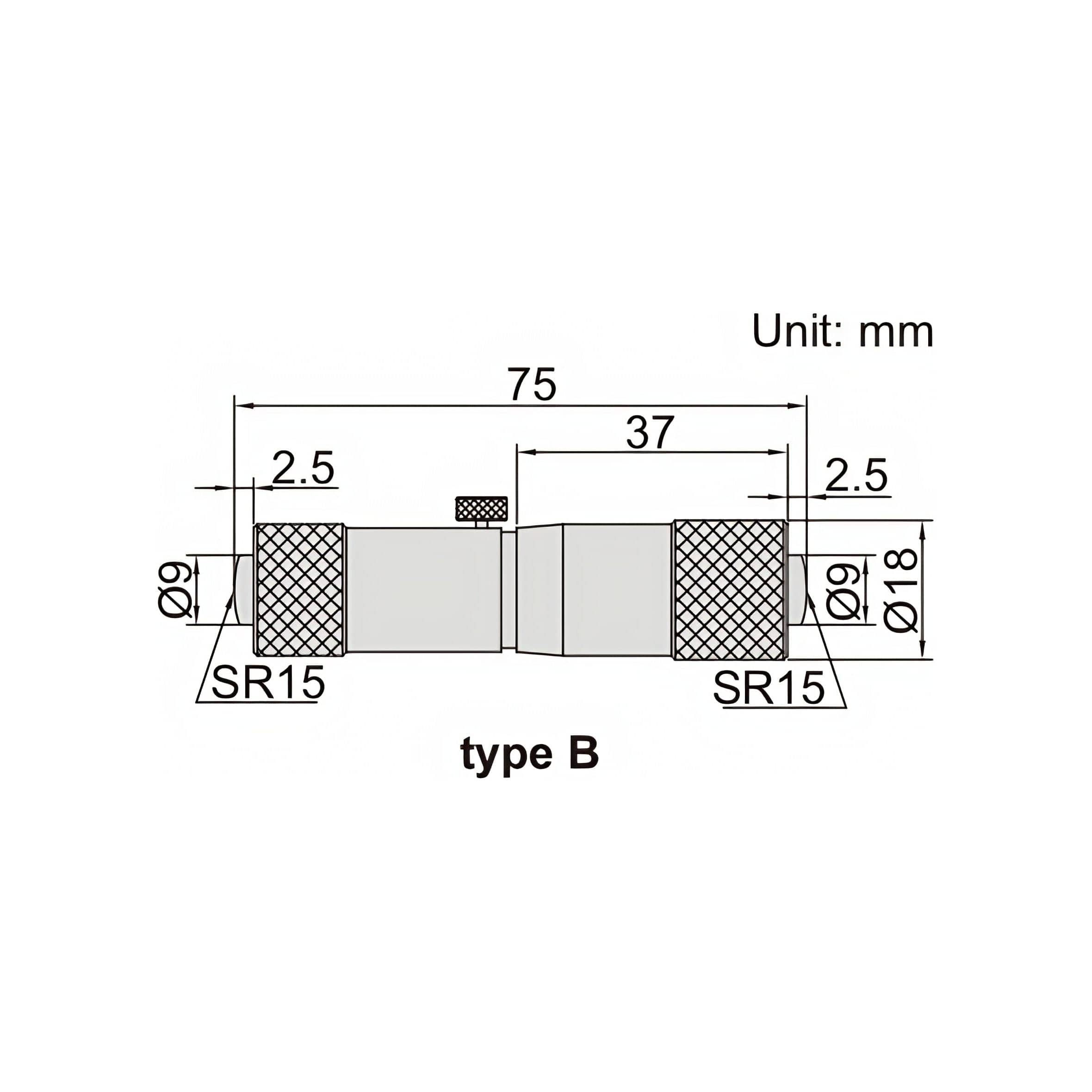 INSIZE Measuring Equipment Insize Tubular Inside Micrometer 75-100mm Range Series 3229-100
