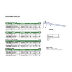 INSIZE Measuring Equipment Insize Vernier Caliper 0-150mm Range Series 1205-1501S