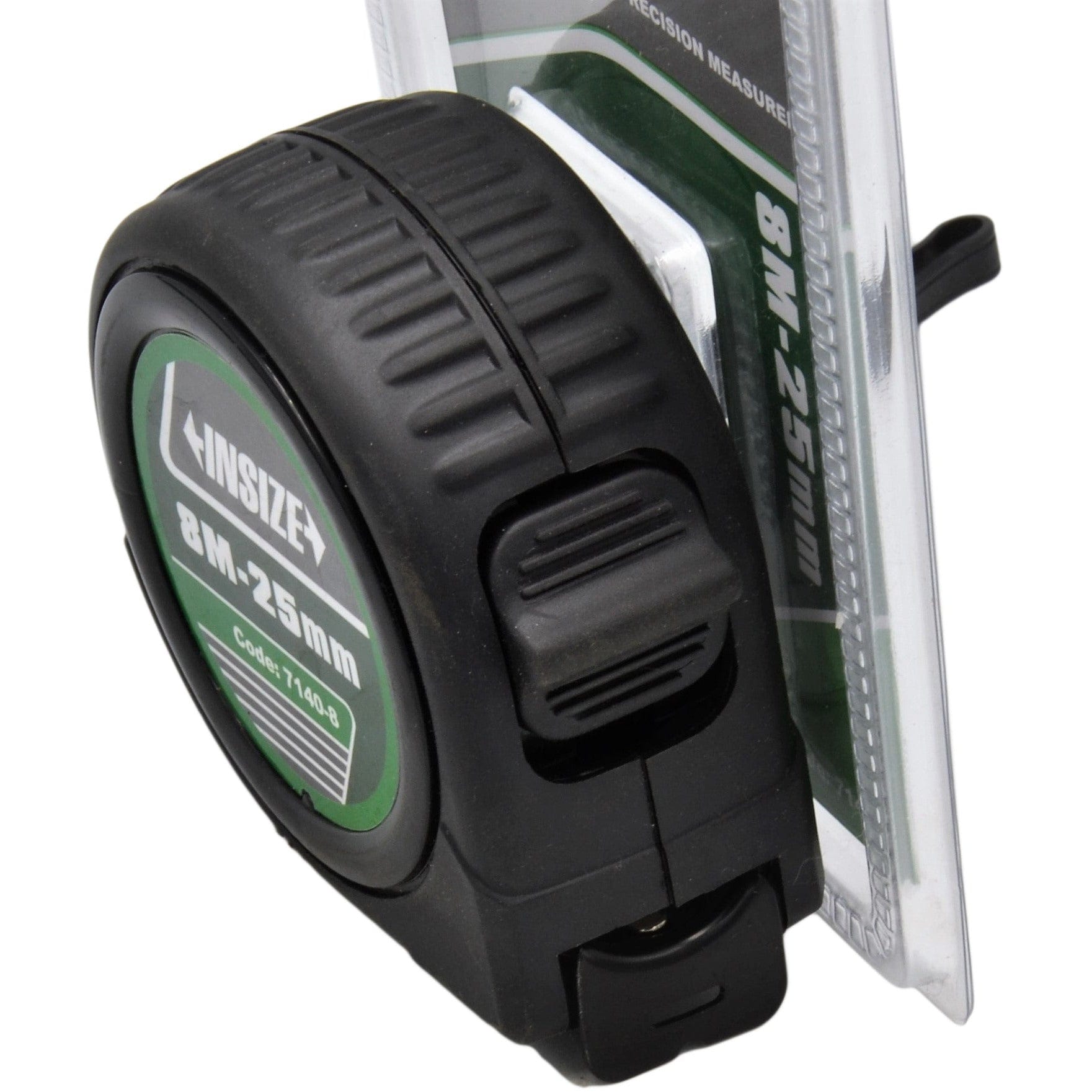 Insize Metric 8M Tape Measure with Auto Retract Series 7140-8 - Twin Eagle Imports
