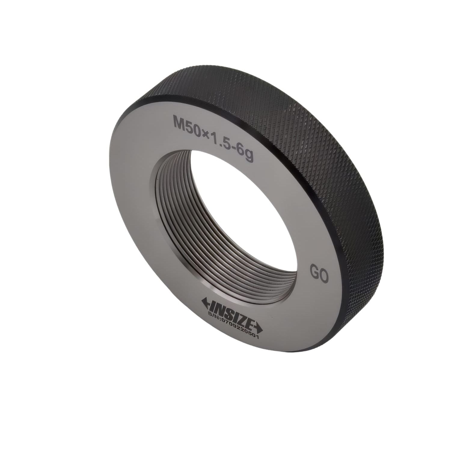 Insize Metric Fine Thread Ring Gauge GO M50 x 1.5 Class 6g Series 4129-50R - Twin Eagle Imports