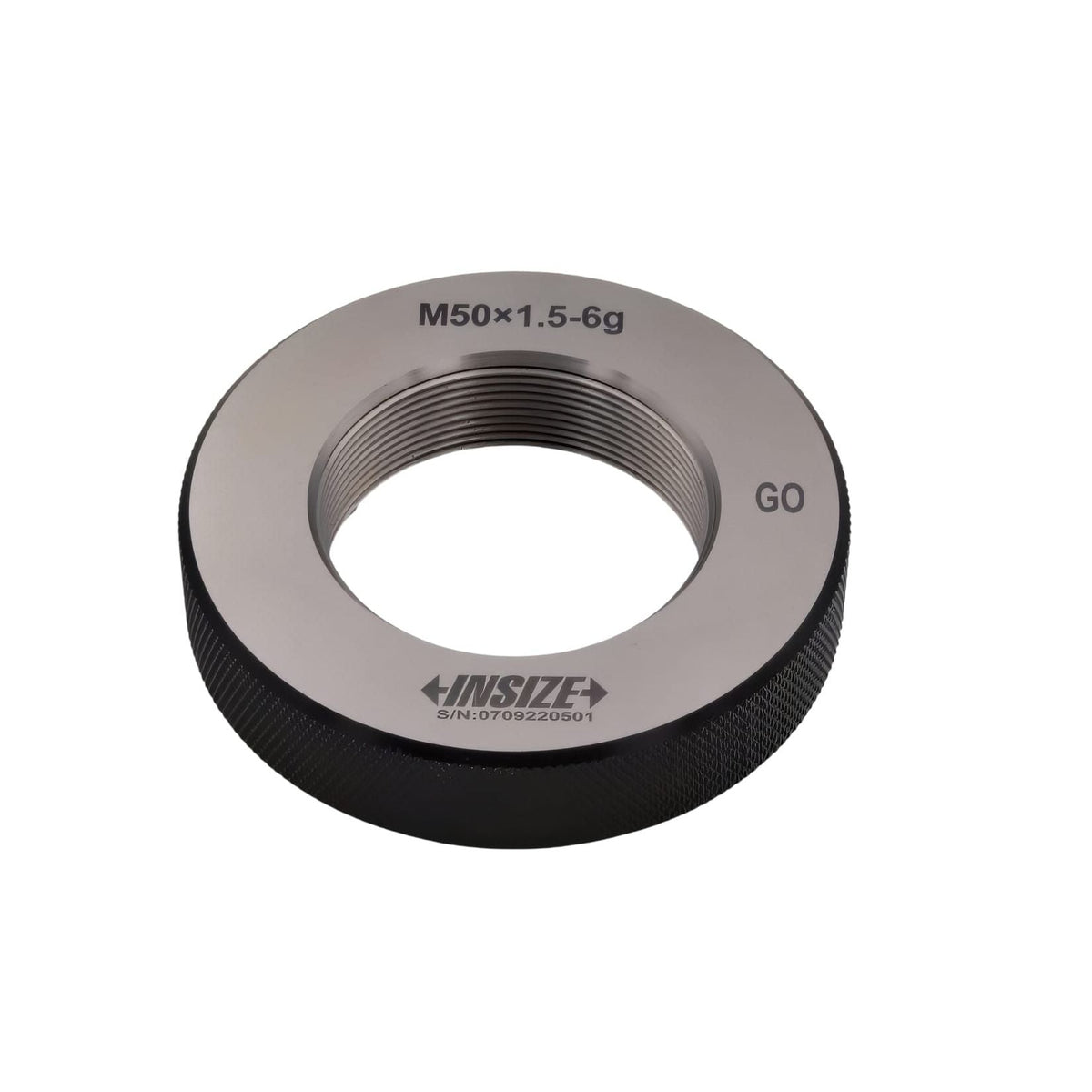 Insize Metric Fine Thread Ring Gauge GO M50 x 1.5 Class 6g Series 4129-50R - Twin Eagle Imports