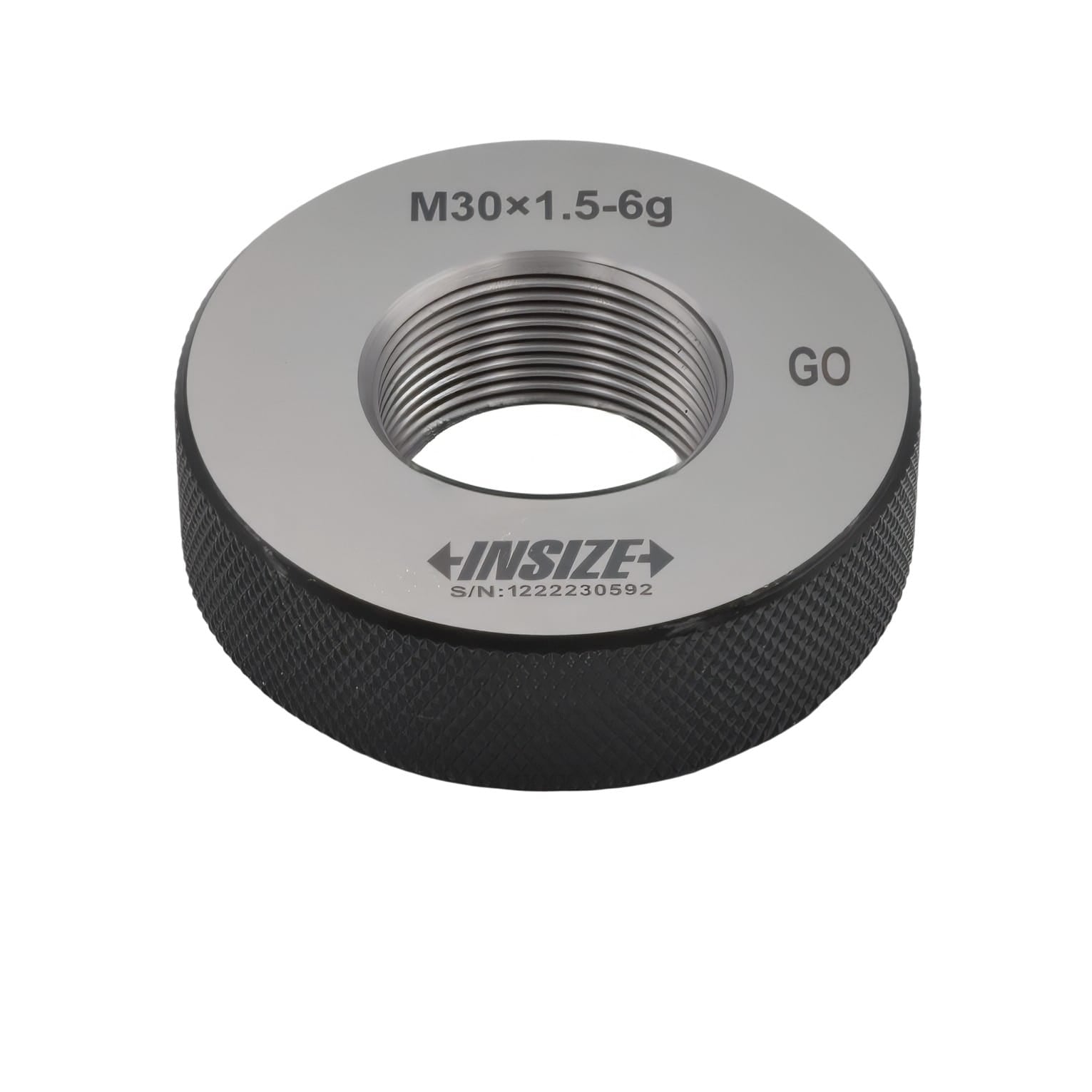 Insize Metric Fine Thread Ring Gauge M30 x 1.5 Class 6g GO Series 4129-30R - Twin Eagle Imports
