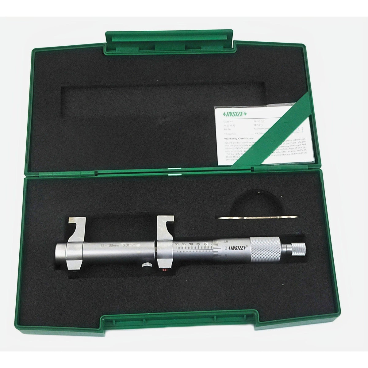 Insize Metric Inside Micrometer 75-100mm Range Series 3220-100 - Twin Eagle Imports