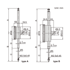 Insize Metric Long Stroke Dial Indicator 30mm Range Series 2309-30 - Twin Eagle Imports