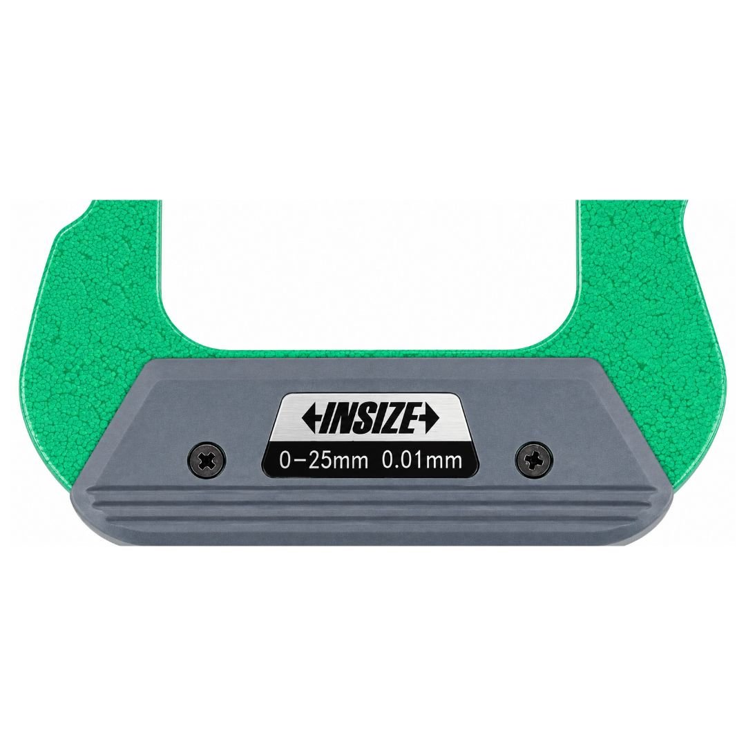 Insize Metric Outside Blade Micrometer 0-25mm Range Series 3232-25BA - Twin Eagle Imports