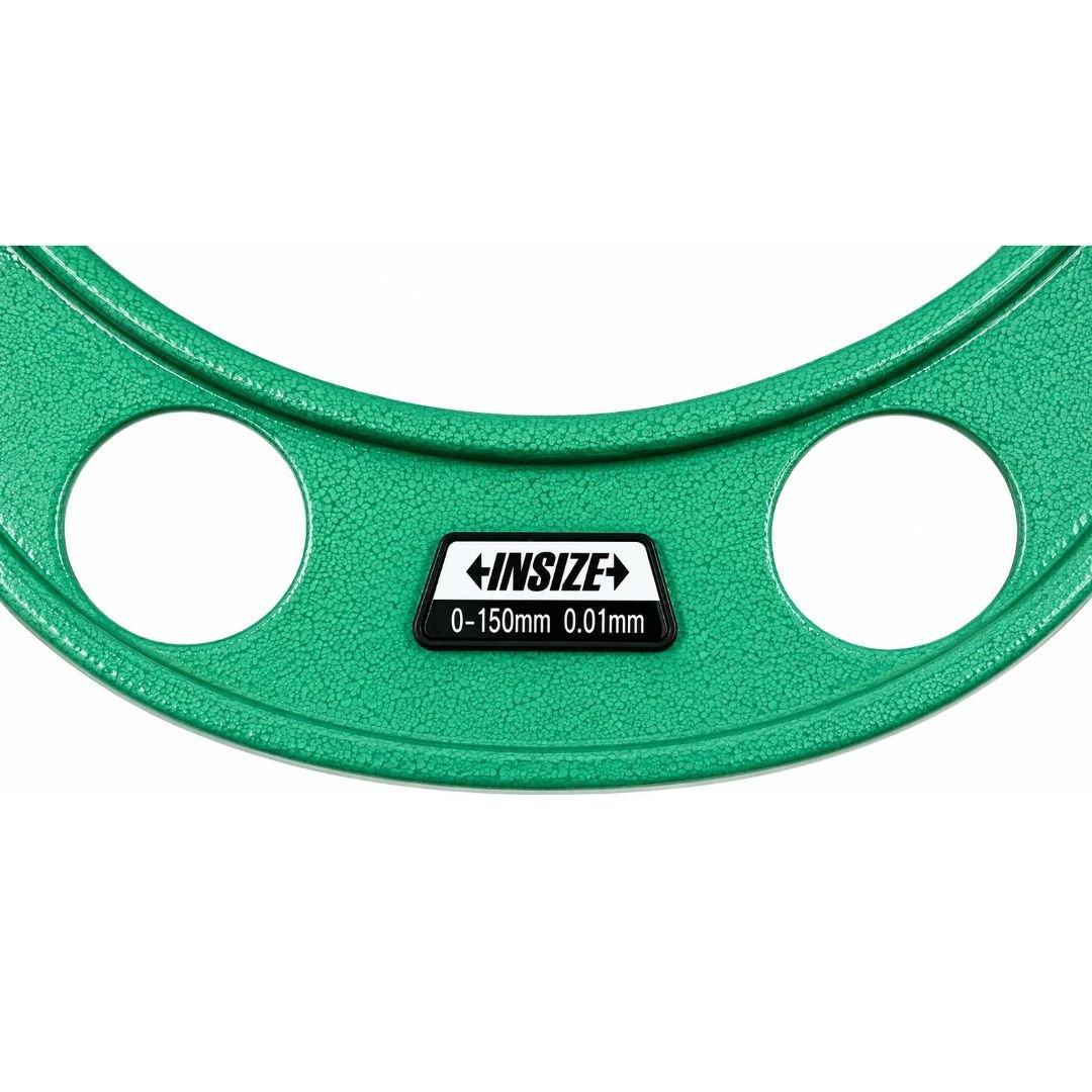Insize Metric Outside Micrometer 0-150mm Range Series 3206-150A - Twin Eagle Imports