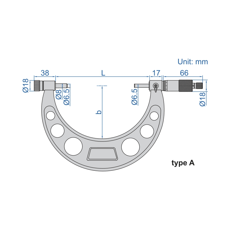 Insize Metric Outside Micrometer 0-50mm Range Series 3206-50A - Twin Eagle Imports