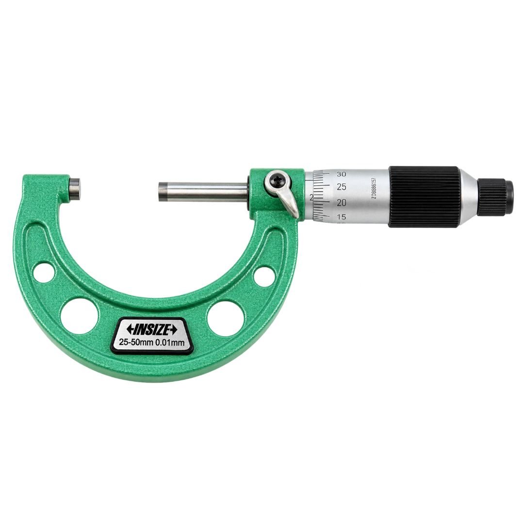 Insize Metric Outside Micrometer 25-50mm Range Series 3203-50FA - Twin Eagle Imports