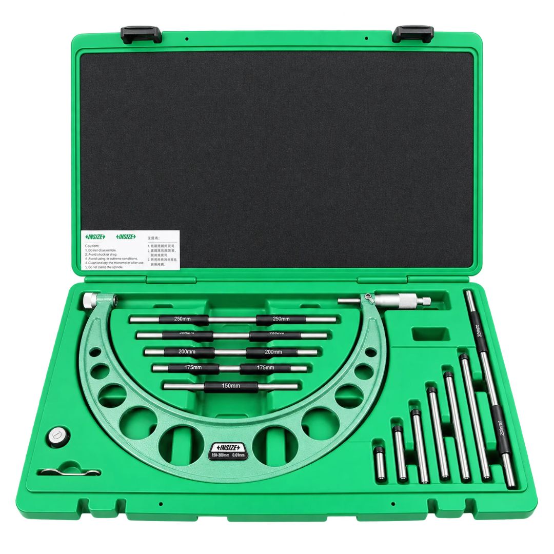 Insize Metric Outside Micrometer 600-700mm Range Series 3206-700 - Twin Eagle Imports
