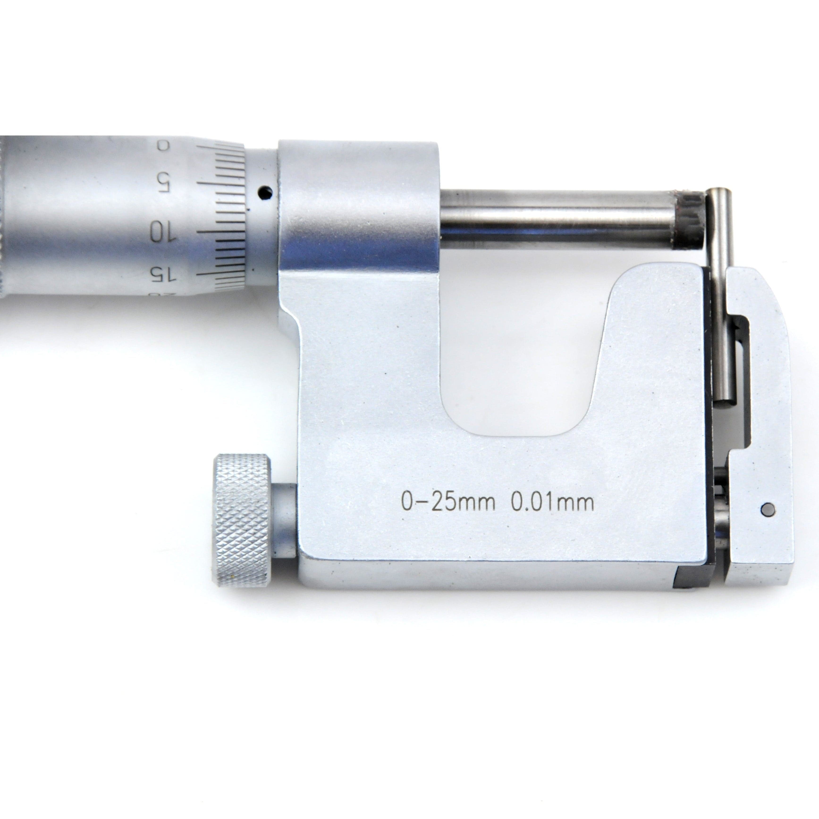 INSIZE Micrometer Insize Interchangeable Anvil Micrometer 0-25mm Range Series 3262-25A