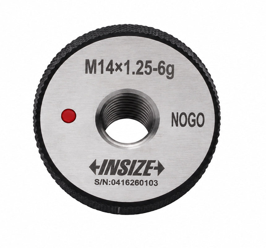 Insize NOGO Thread Ring Gauge M14X1.25 Series 4129-14QN - Twin Eagle Imports