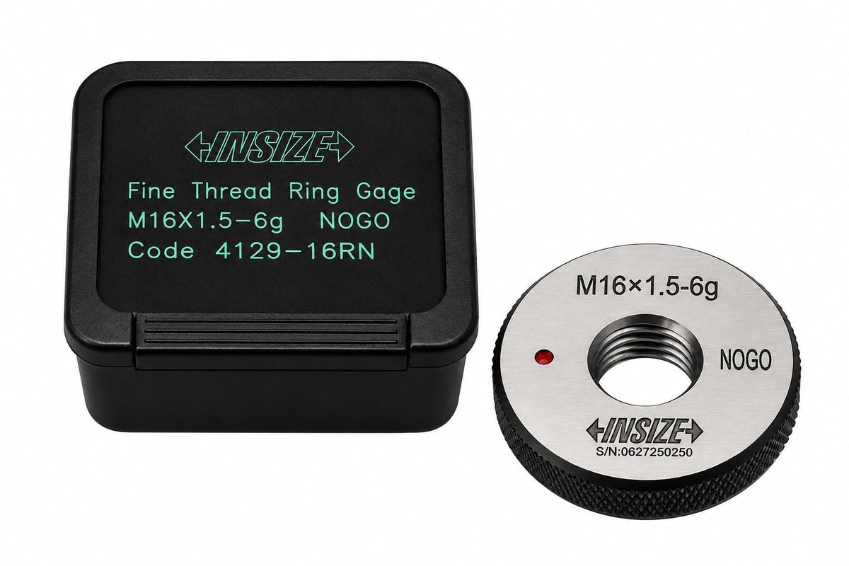 Insize NOGO Thread Ring Gauge M16X1.5 Series 4129-16RN - Twin Eagle Imports