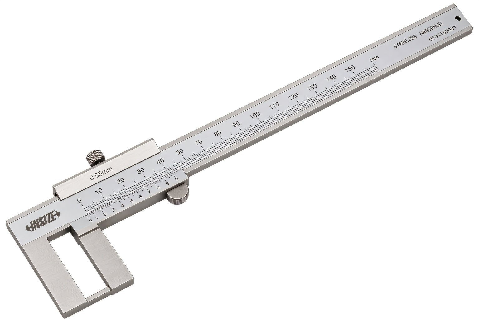 Insize Outside Neck Vernier Caliper 0-150mm Series 1287-1503 - Twin Eagle Imports