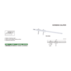 Insize Scribing Caliper 51-300mm Range Series 7203-300A - Twin Eagle Imports