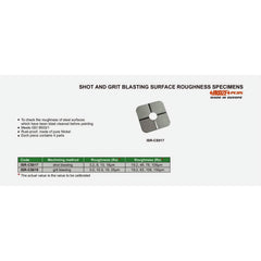 Insize Shot & Grit Blasting Surface Roughness Specimen Series ISR-CS018 - Twin Eagle Imports