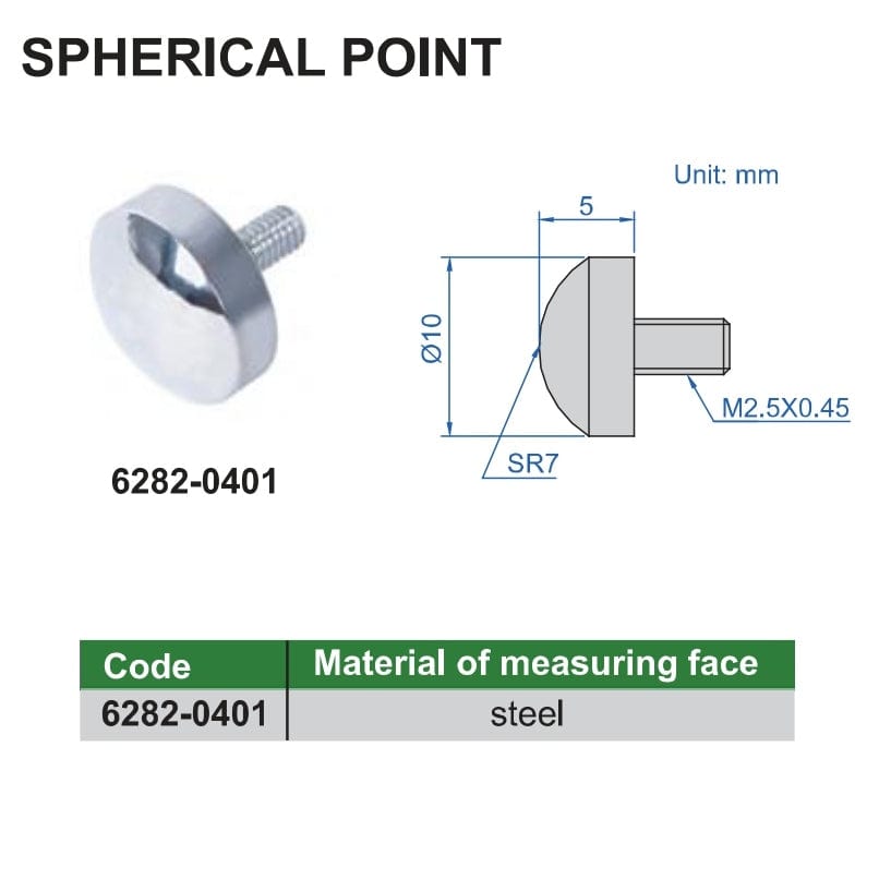 Insize Spherical Point Range Series 6282-0401 - Twin Eagle Imports