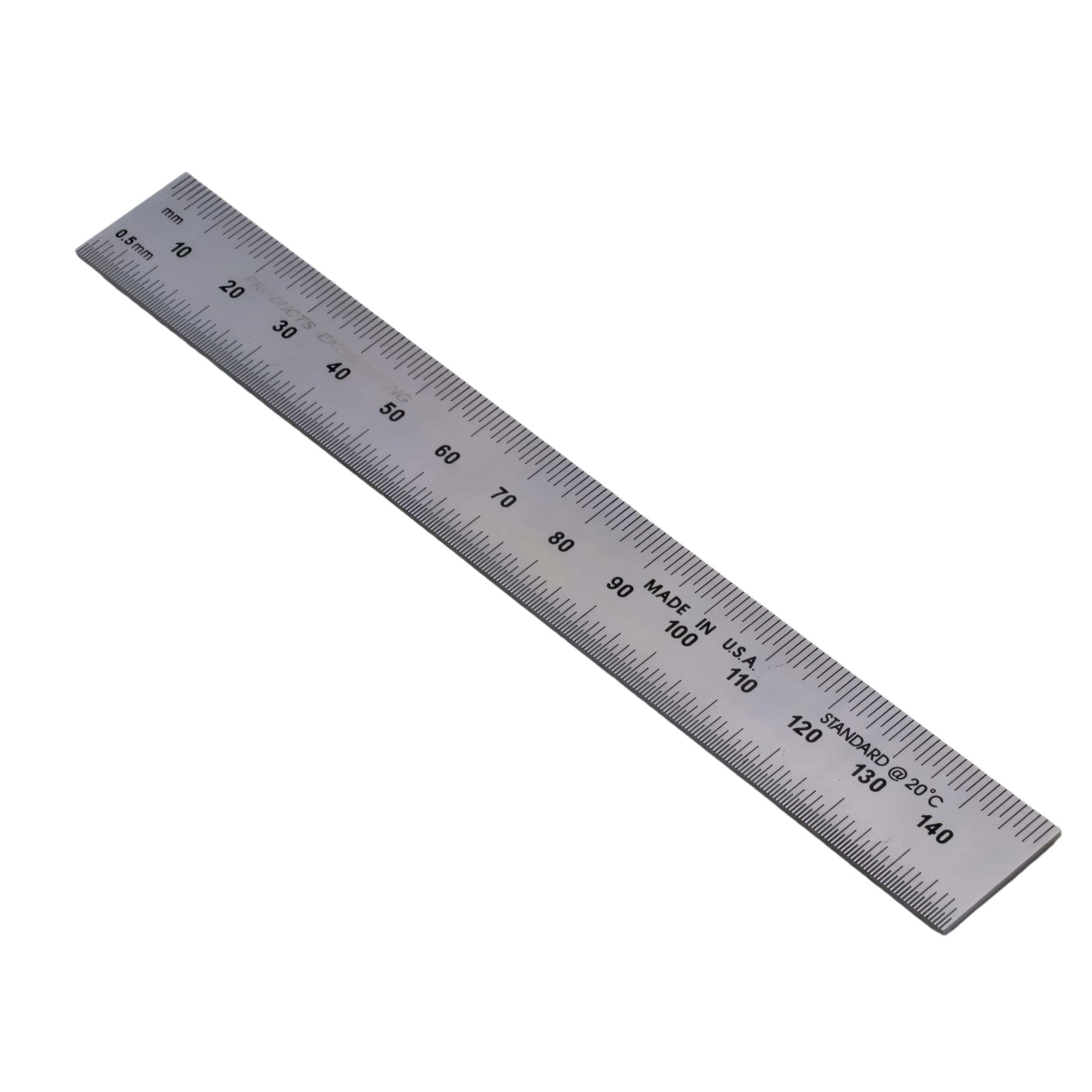 Insize Stainless Steel Ruler 150mm Metric Rule Series 7122-150 - Twin Eagle Imports