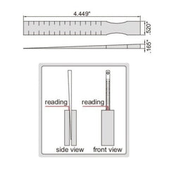 Insize Taper Slot Gauge 0.01-0.15" Range Series 4630-1E - Twin Eagle Imports