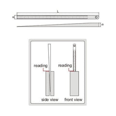 Insize Taper Slot Gauge 0.5-10mm Range Series 4630-1 - Twin Eagle Imports