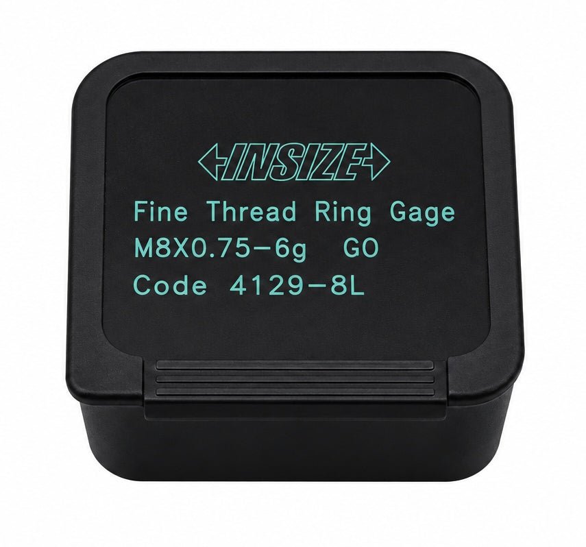 Insize Thread GO Ring Gauge M8 x 0.75mm Series 4139-8L - Twin Eagle Imports