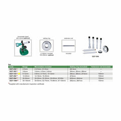 Insize Three Point Internal Micrometer Set 6-12mm Range Series 3227-123 - Twin Eagle Imports