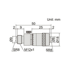 Insize Tubular Inside Micrometer 50-600mm Range Series 3222-600 - Twin Eagle Imports