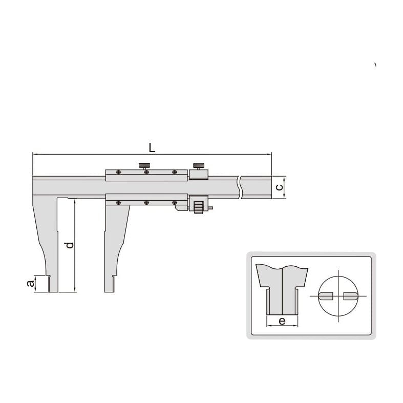 Insize Vernier Caliper 0-12" Range Series 1211-12 - Twin Eagle Imports