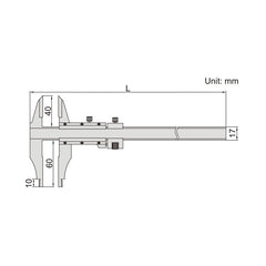 Insize Vernier Caliper 0-300mm Range Series 1217-3001 - Twin Eagle Imports