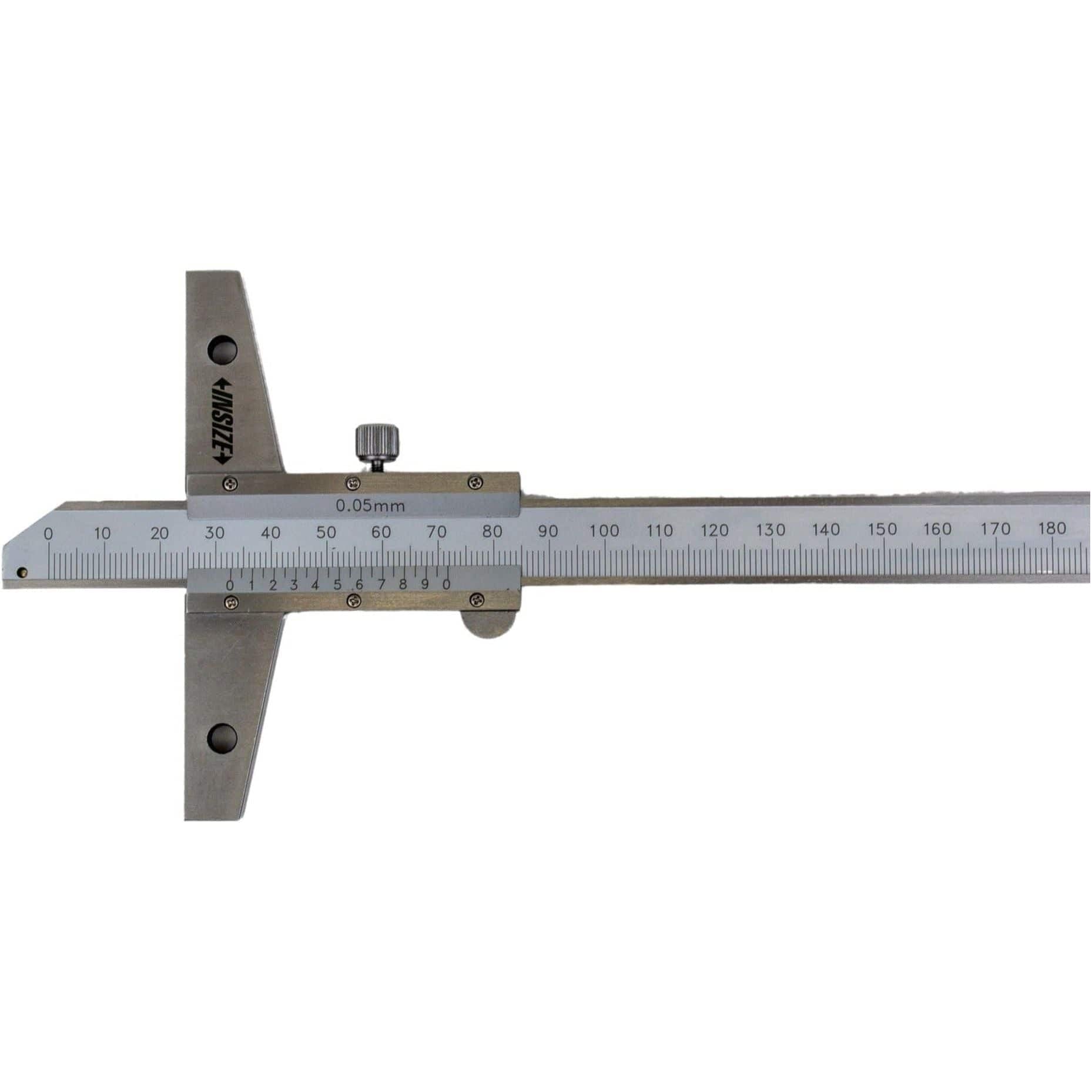 Insize Vernier Depth Gauge 0-200mm Range Series 1247-200 - Twin Eagle Imports
