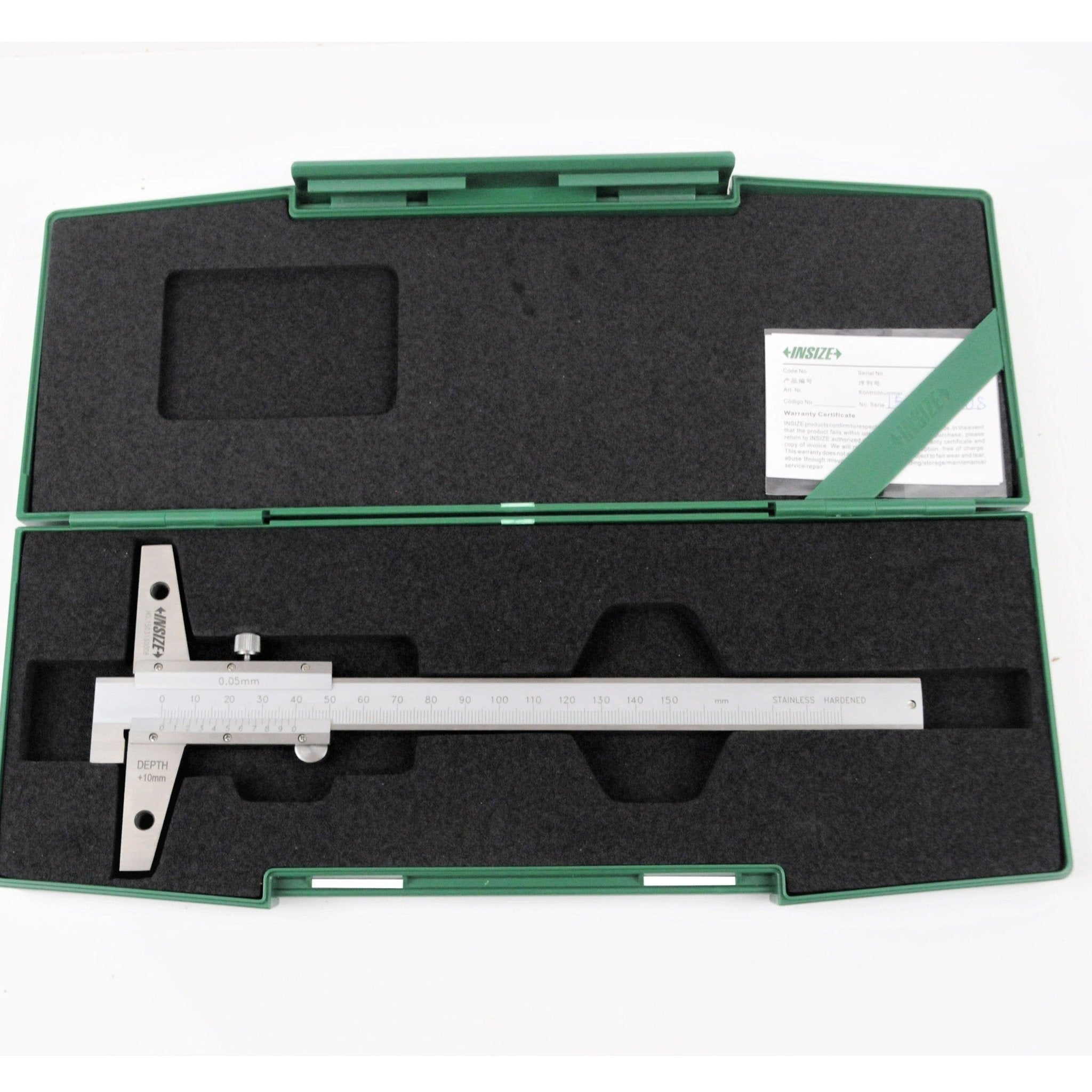 Insize Vernier Hook Depth Gauge 0-300mm Range Series 1248-3001 - Twin Eagle Imports